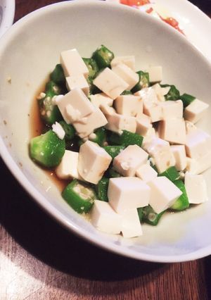 夏に◎ オクラ豆腐-レシピのメイン写真