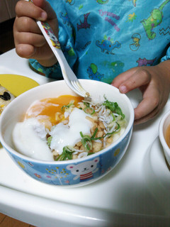 しらすうどん☆温泉卵のせ♡夏バテにも。-レシピのメイン写真