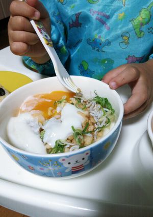 しらすうどん☆温泉卵のせ♡夏バテにも。-レシピのメイン写真