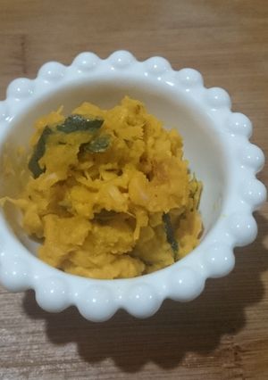 チンするだけ♪かぼちゃのハムチーズサラダ-レシピのメイン写真