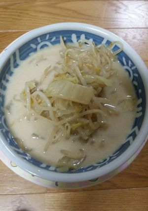 白菜ともやしの味噌クリーム煮-レシピのメイン写真