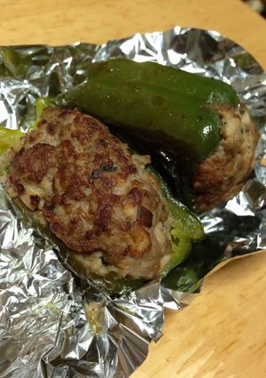 夏に食べる、ピーマンの肉詰め-レシピのメイン写真