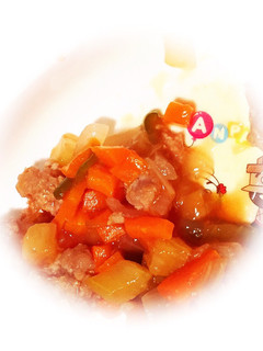 離乳食完了期 大人と同じ材料で酢豚-レシピのメイン写真