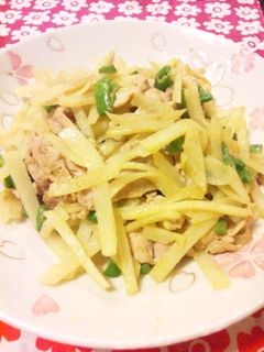 豚肉とジャガイモのカレー炒め-レシピのメイン写真