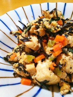 肉なしでも美味しい♪炒り豆腐-レシピのメイン写真