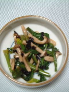 のり風味のおひたし-レシピのメイン写真