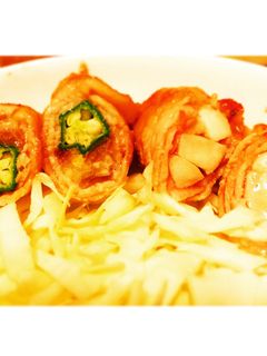 ミョウガとオクラの肉巻き☆-レシピのメイン写真