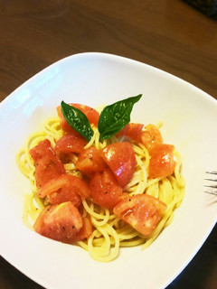 ズボラ冷製パスタ-レシピのメイン写真