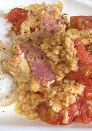 トマトと卵のイタリアン丼♡-レシピのメイン写真