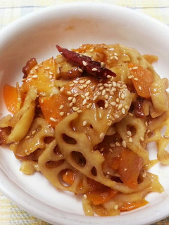 れんこんの味噌きんぴら-レシピのメイン写真