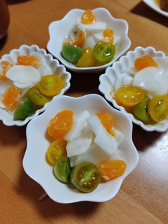 蕪とミニトマトとみかんで酢の物-レシピのメイン写真