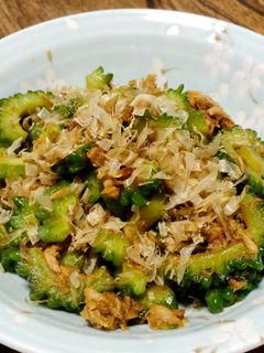 簡単!苦くない!?ゴーヤのツナ醤油炒め-レシピのメイン写真