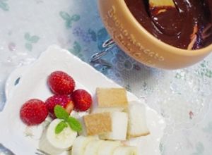 板チョコ＆牛乳で簡単☆チョコフォンデュ-レシピのメイン写真