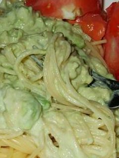 アボカドヨーグルトとワサビ醤油のパスタ-レシピのメイン写真