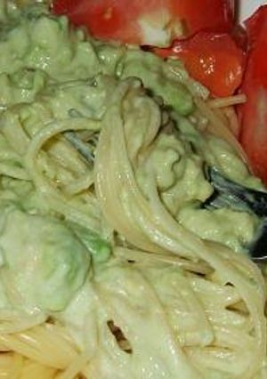 アボカドヨーグルトとワサビ醤油のパスタ-レシピのメイン写真