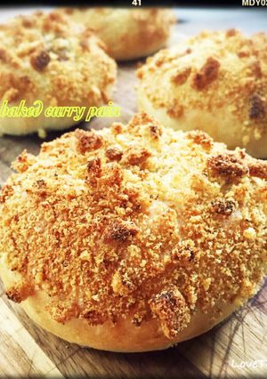 朝からOK☆カリッカリ焼きカレーパン-レシピのメイン写真