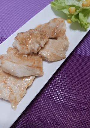 塩麴とポン酢で鶏むね肉の柔らか照り焼き-レシピのメイン写真