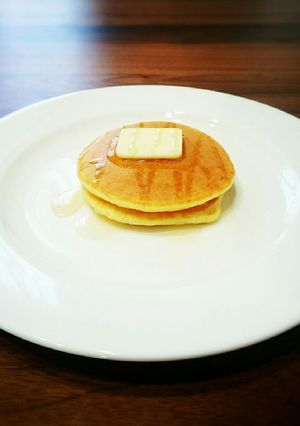 ふわふわパンケーキ☆ホットケーキ粉で-レシピのメイン写真
