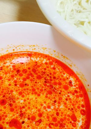 ピリ辛☆豆乳ラー油のそうめんつゆ-レシピのメイン写真