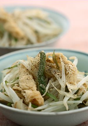 もやしと油揚げの炒め物-レシピのメイン写真