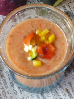 夏野菜冷製スープ-レシピのメイン写真