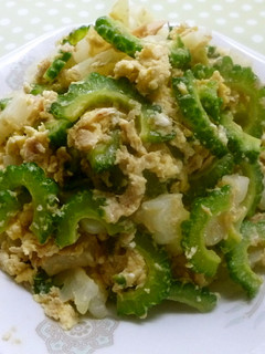 ゴーヤーとツナの味噌炒め♪-レシピのメイン写真