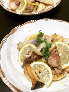 鶏肉とレンコンのこんがりレモン焼き-レシピのメイン写真