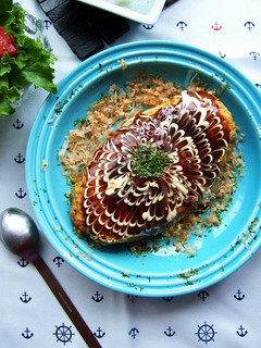 巻かずに簡単☆お好み焼き風オムライス!-レシピのメイン写真