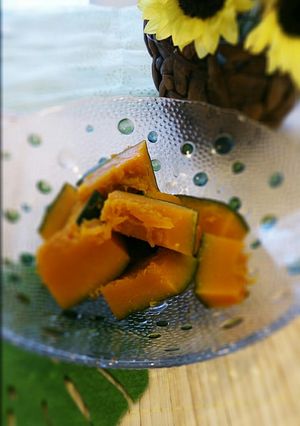 ガッテン流？！かぼちゃの煮物♪-レシピのメイン写真