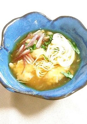 鶏ゴボウすりみの冷あんかけ素麵-レシピのメイン写真