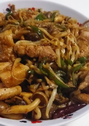 漢の低糖質料理（仮）四川風豚キノコ炒め-レシピのメイン写真