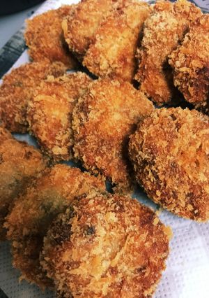 まぐろのアラでメンチカツ 節約料理-レシピのメイン写真