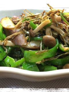季節野菜とジャコの昆布茶炒め-レシピのメイン写真