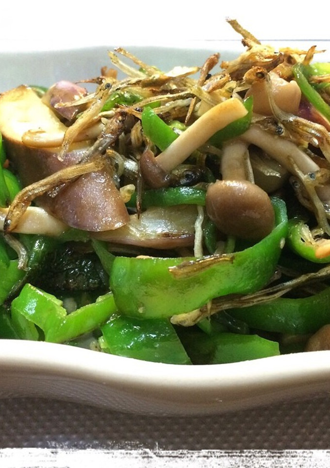 季節野菜とジャコの昆布茶炒め-レシピのメイン写真