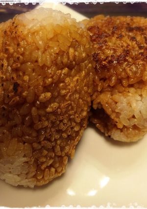 簡単フライパンで醤油焼きおにぎり-レシピのメイン写真