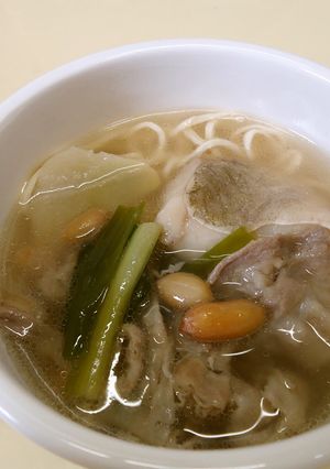 漢方医お勧め薬膳！山薬海帯鱈魚湯-レシピのメイン写真