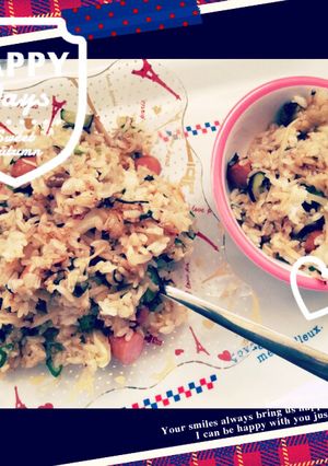 冷蔵庫余り物チャーハン-レシピのメイン写真
