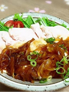 鳥ハム玉葱ソース 【ヨーグルティア】-レシピのメイン写真