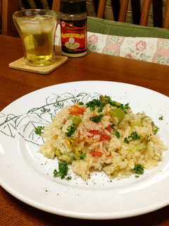 野菜たくさん+トマト丸ごとご飯-レシピのメイン写真