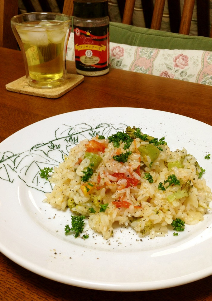 野菜たくさん+トマト丸ごとご飯-レシピのメイン写真