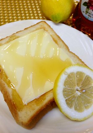 簡単★スライスチーズで蜂蜜レモントースト-レシピのメイン写真