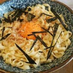 簡単釜玉風うどん-レシピのメイン写真