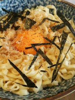簡単釜玉風うどん-レシピのメイン写真