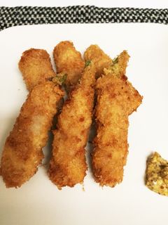 薄切り肉で♪豚肉のアスパラ巻きフライ♡-レシピのメイン写真
