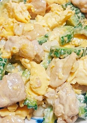 簡単！オカンの鶏肉ゴーヤチャンプルー！-レシピのメイン写真