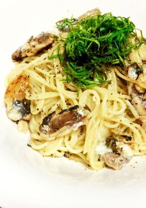 オイルサーディンとブルーチーズのパスタ-レシピのメイン写真