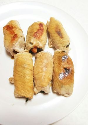 人参海苔豚肉巻き-レシピのメイン写真