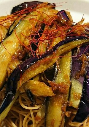 ☆☆☆茄子の生姜焼き×ミーゴレン焼きそば-レシピのメイン写真