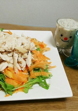 ヘルシーなごま豆腐のサラダ-レシピのメイン写真