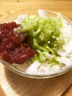 夏バテ予防に!あま酒で作る抹茶かき氷-レシピのメイン写真